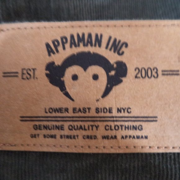 High rise skinny cordoroy pants olive green NWT Appaman Inc Lower East Side NYC - Picture 6 of 9